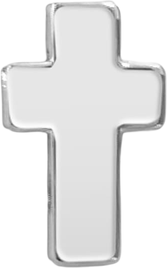 Slider Block Cross Charm