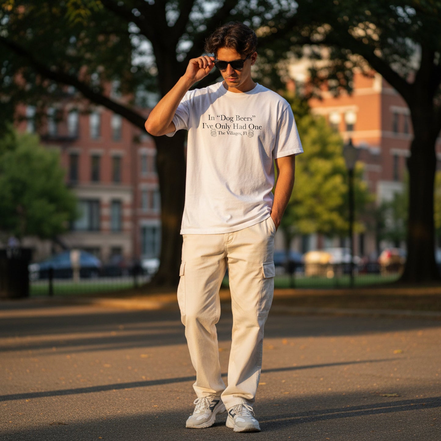 Vintage Dog Years Washed White Tee