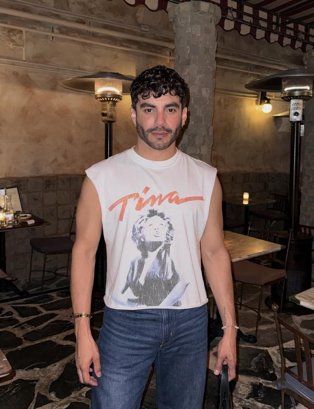 89 Simply The Best- Tina Vintage Washed White T-Shirt