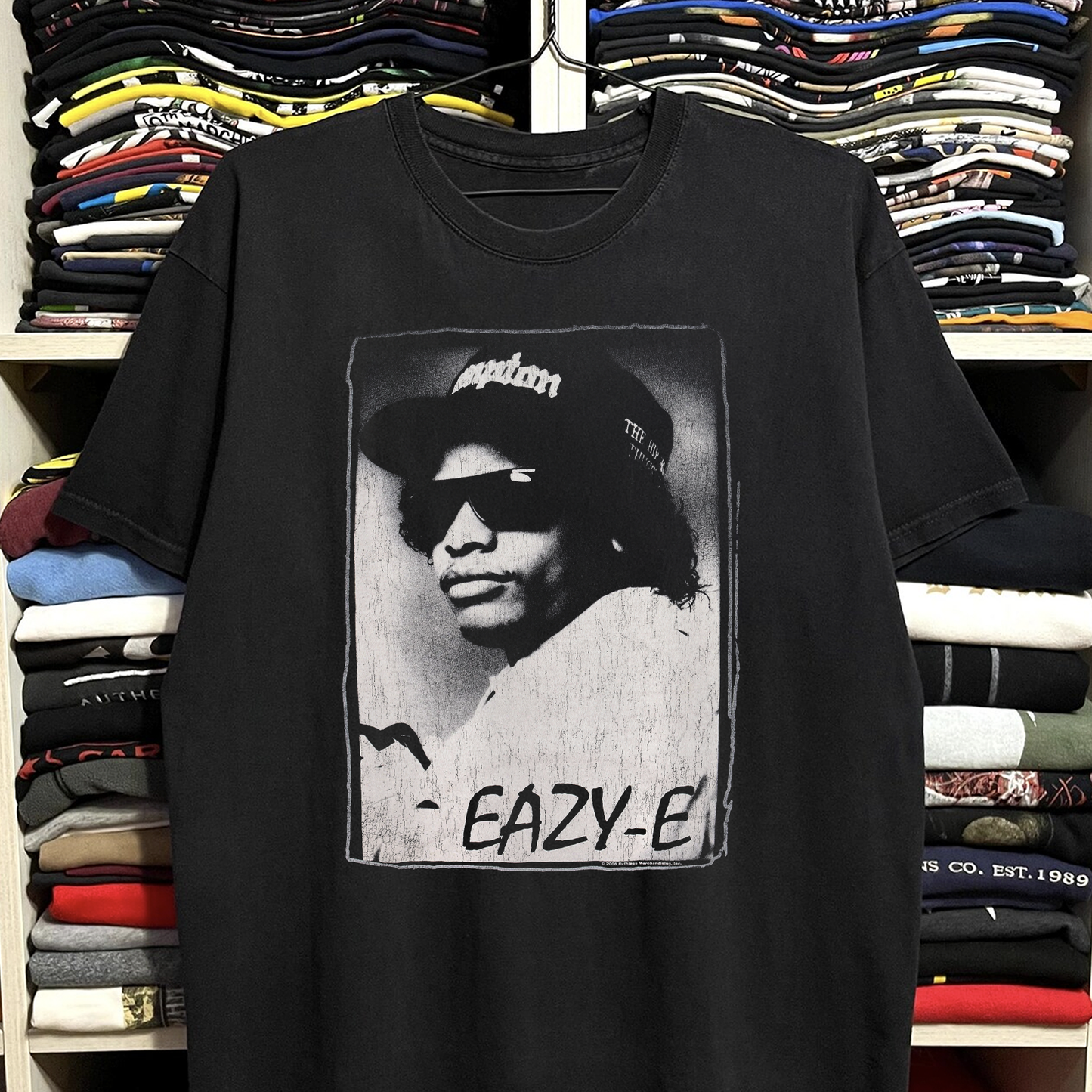 Rare Eazy E Washed Black Tee