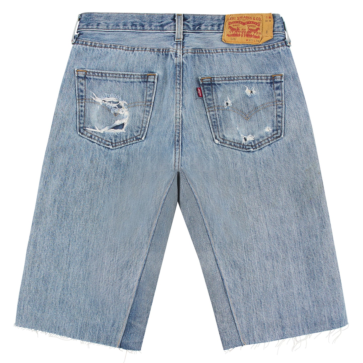 Cowrie Shell Denim Short | Medium Wash
