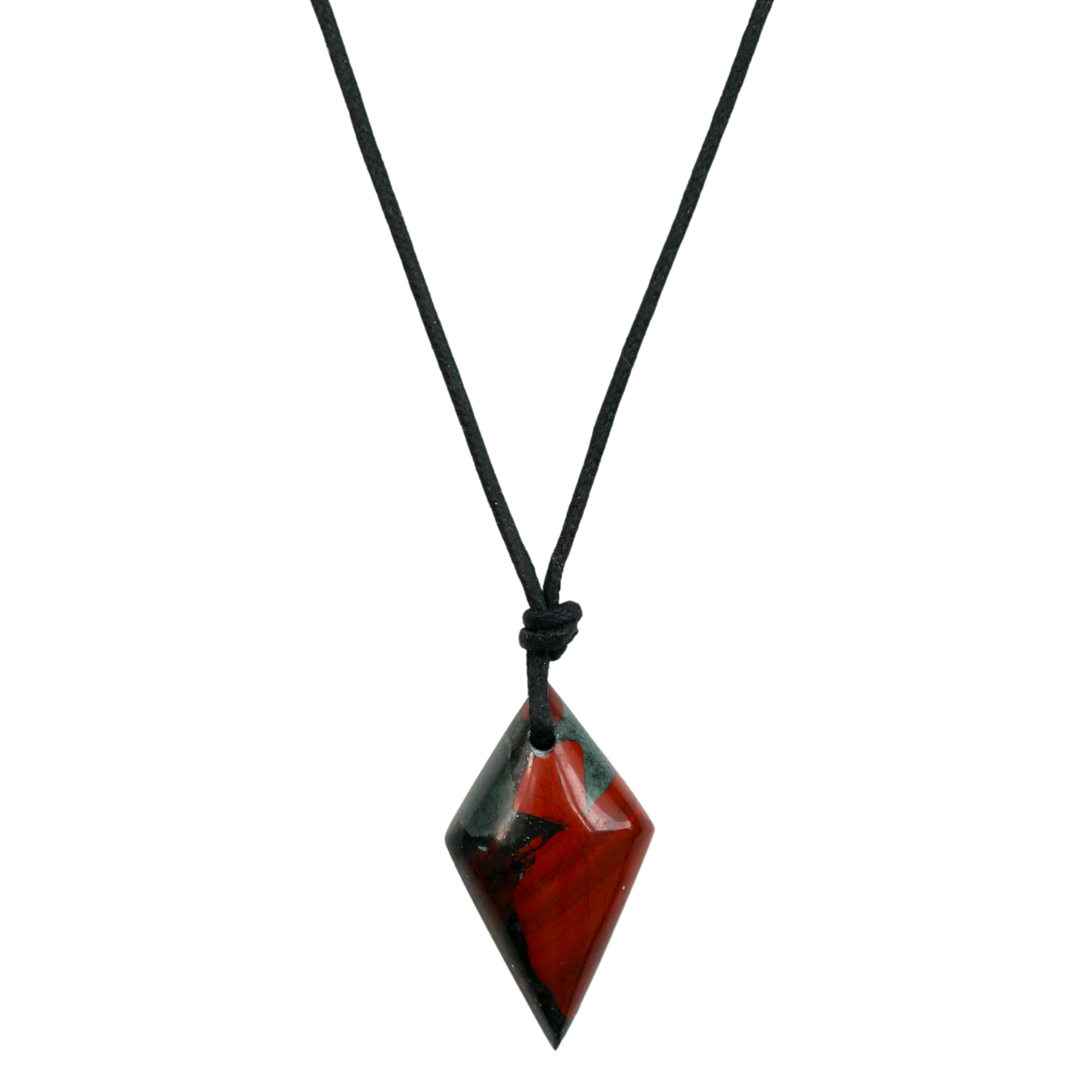 Bloodstone Pendant Necklace