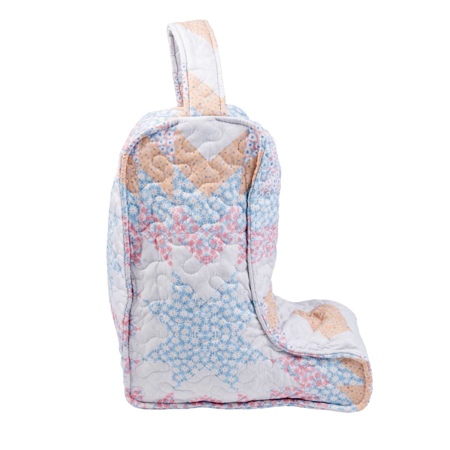 Adeline Patchwork Baby Boot Bag