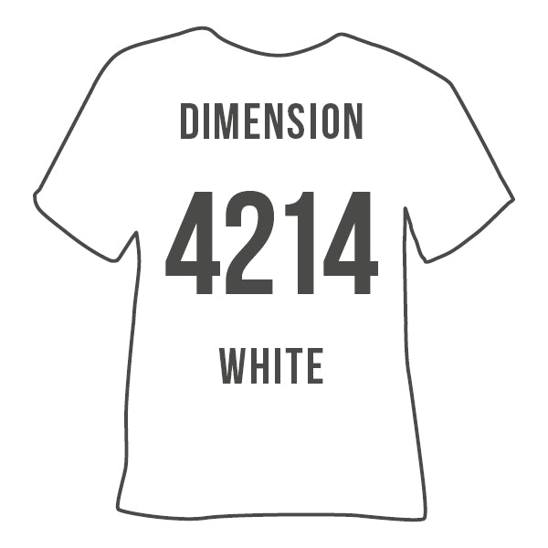4214 White POLI-FLEX® IMAGE DIMENSION HTV