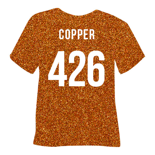 426 Copper POLI-FLEX® PEARL GLITTER HTV