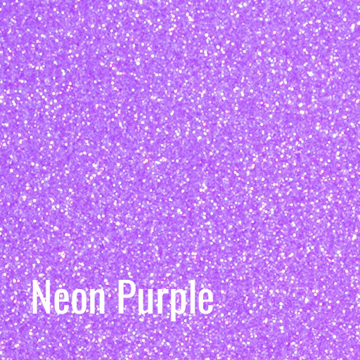 12" Neon Purple - Siser Glitter Heat Transfer Vinyl (HTV)