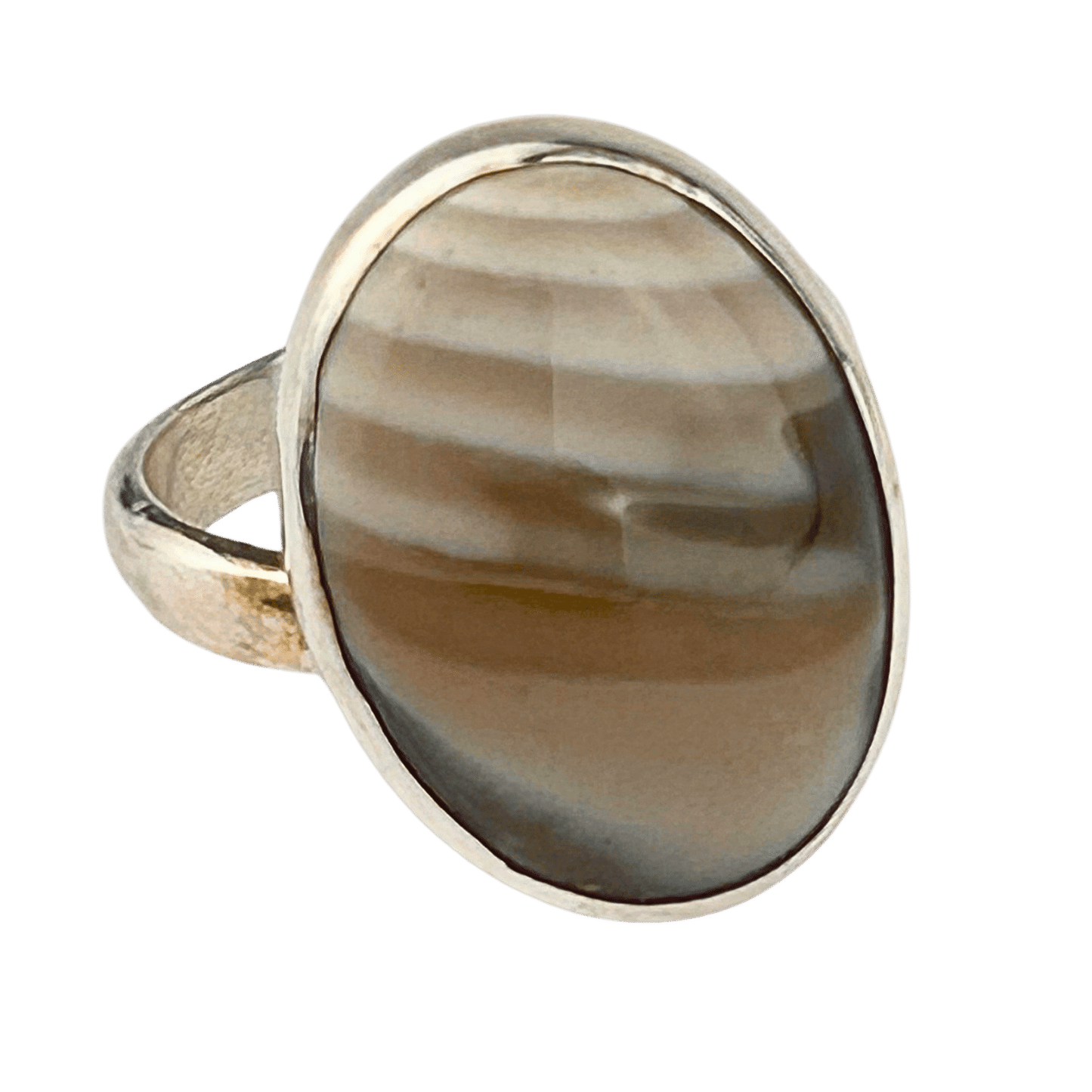 Brown Agate Ring #222