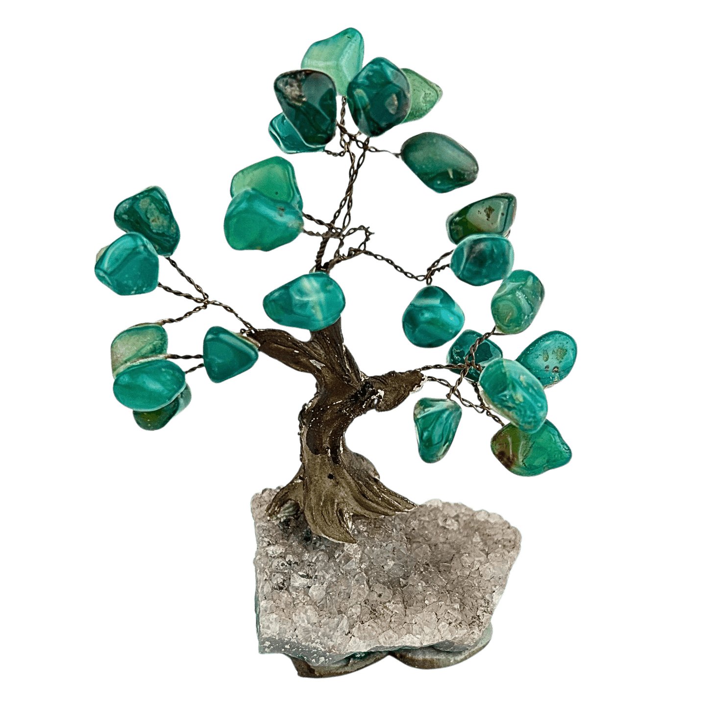 Green Agate Gem Tree (8 Branches) #238