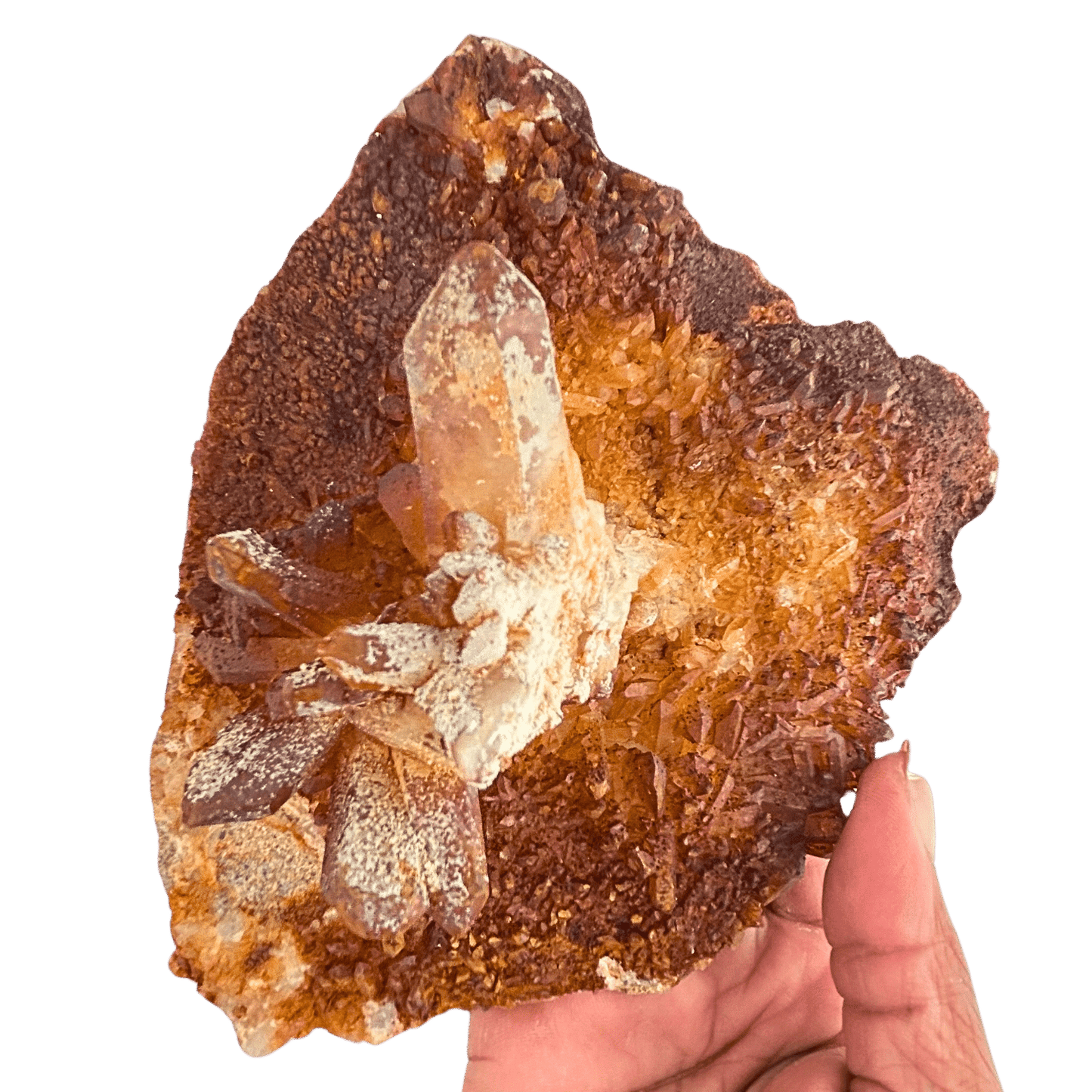 Large Hematite Stained Quartz #295