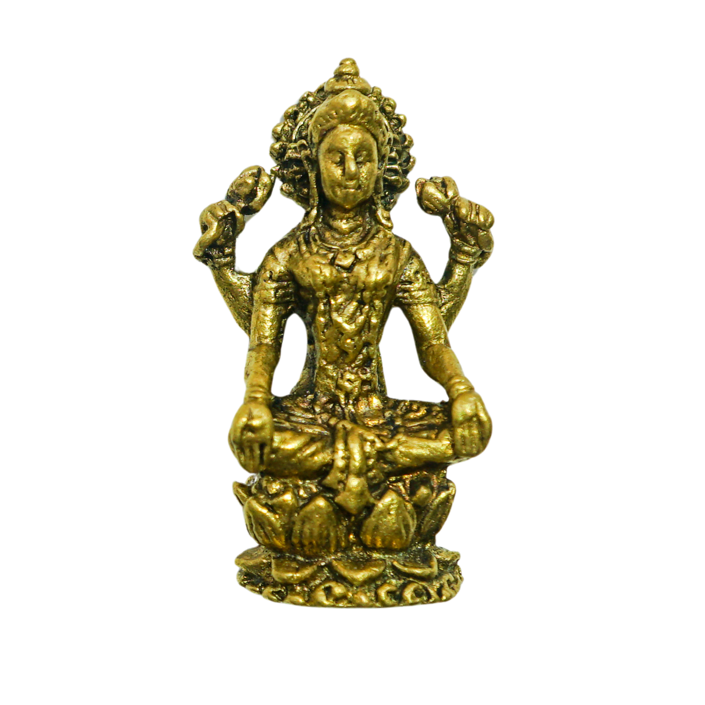 Mini Brass Lakshmi Statue (Free Gift)