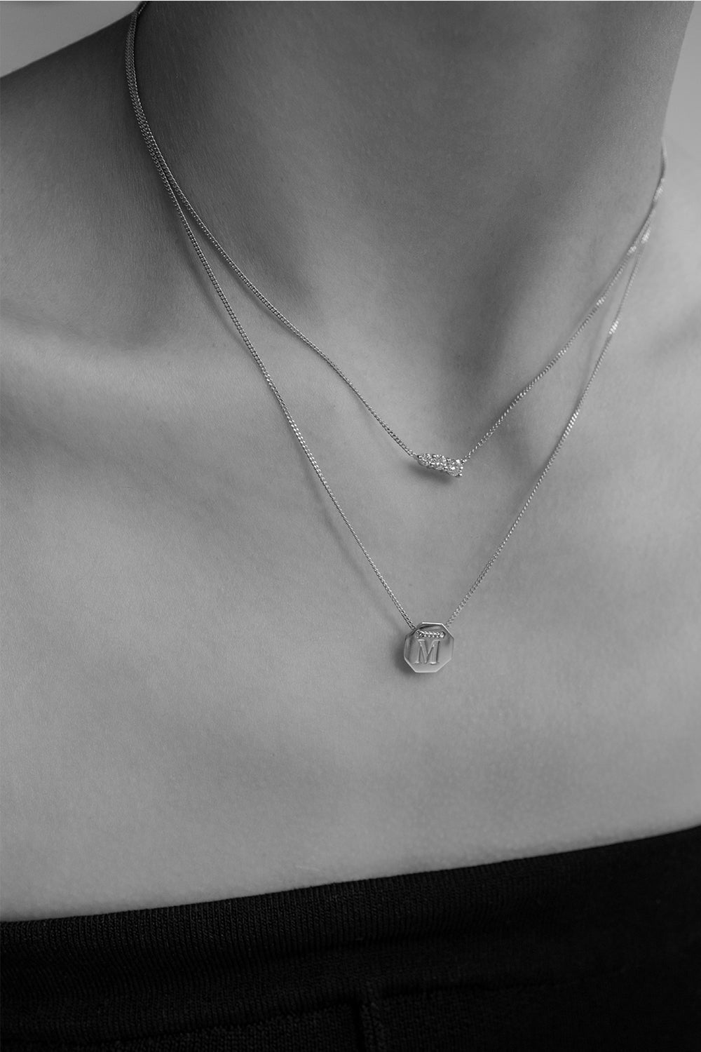 Aurora Necklace | 18K White Gold