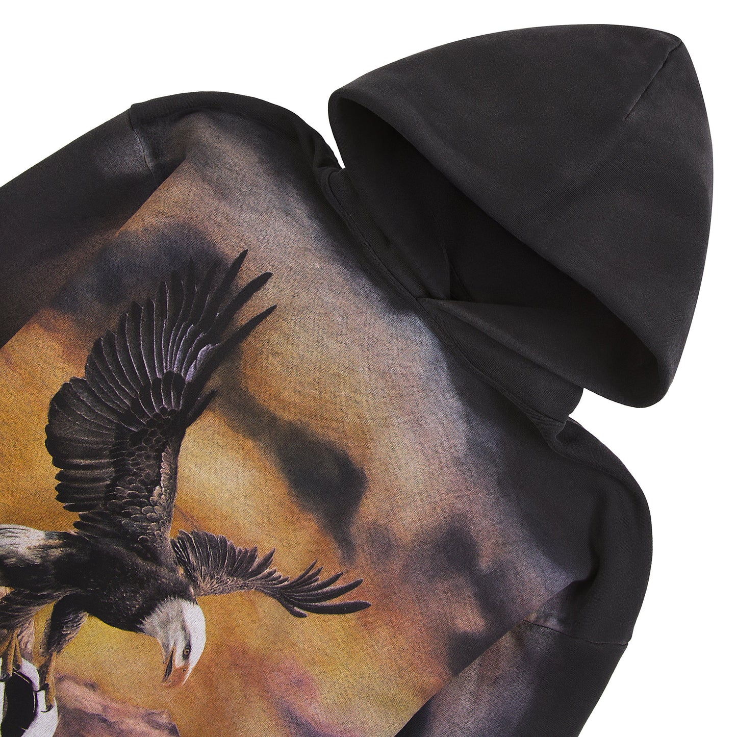 Chrome Flight Hoodie | Stained Black