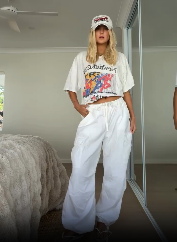 Rare NYC Marathon Washed White Tee