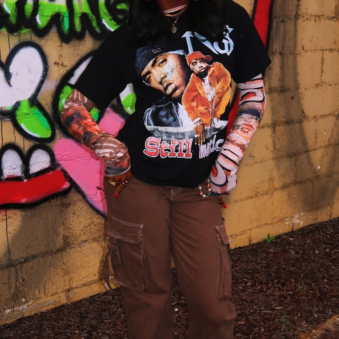 2001 Nas 'Stillmatic' Rare Washed Black Rap Tee