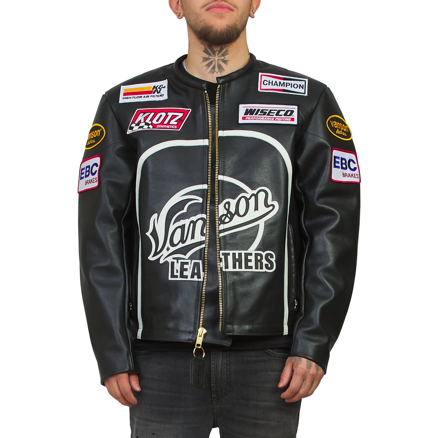 Bart Speedway Jacket | Black/White
