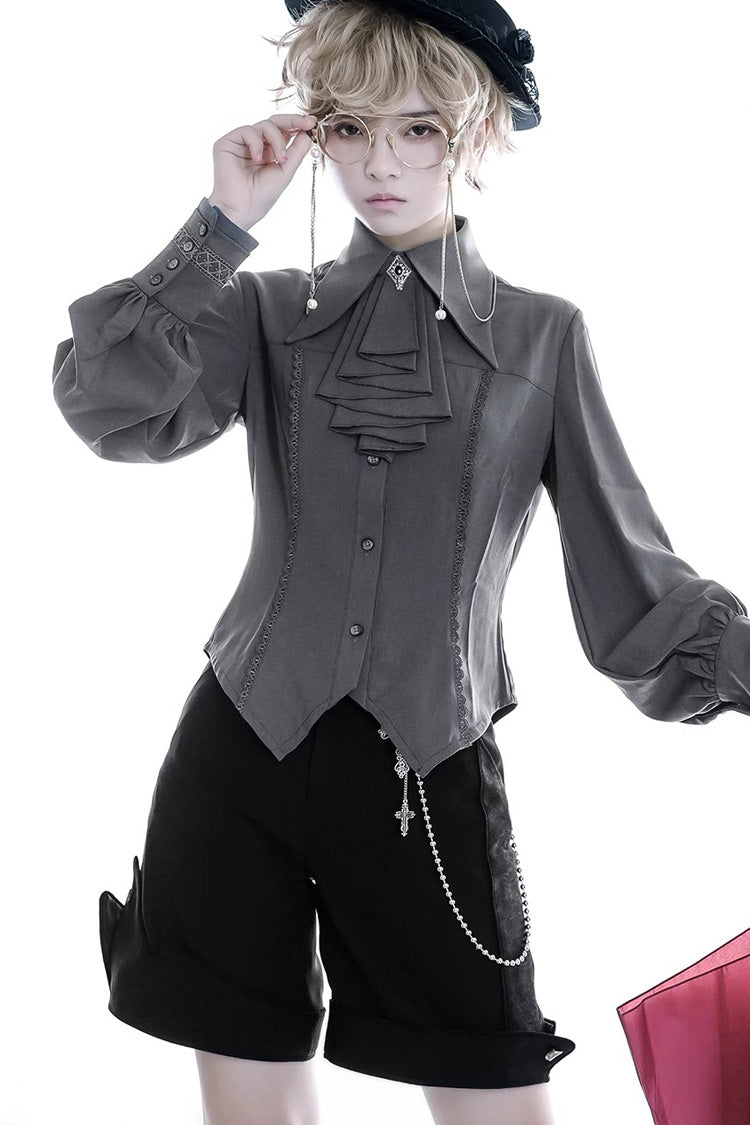 Black Irregular Ouji Fashion Lolita Shorts