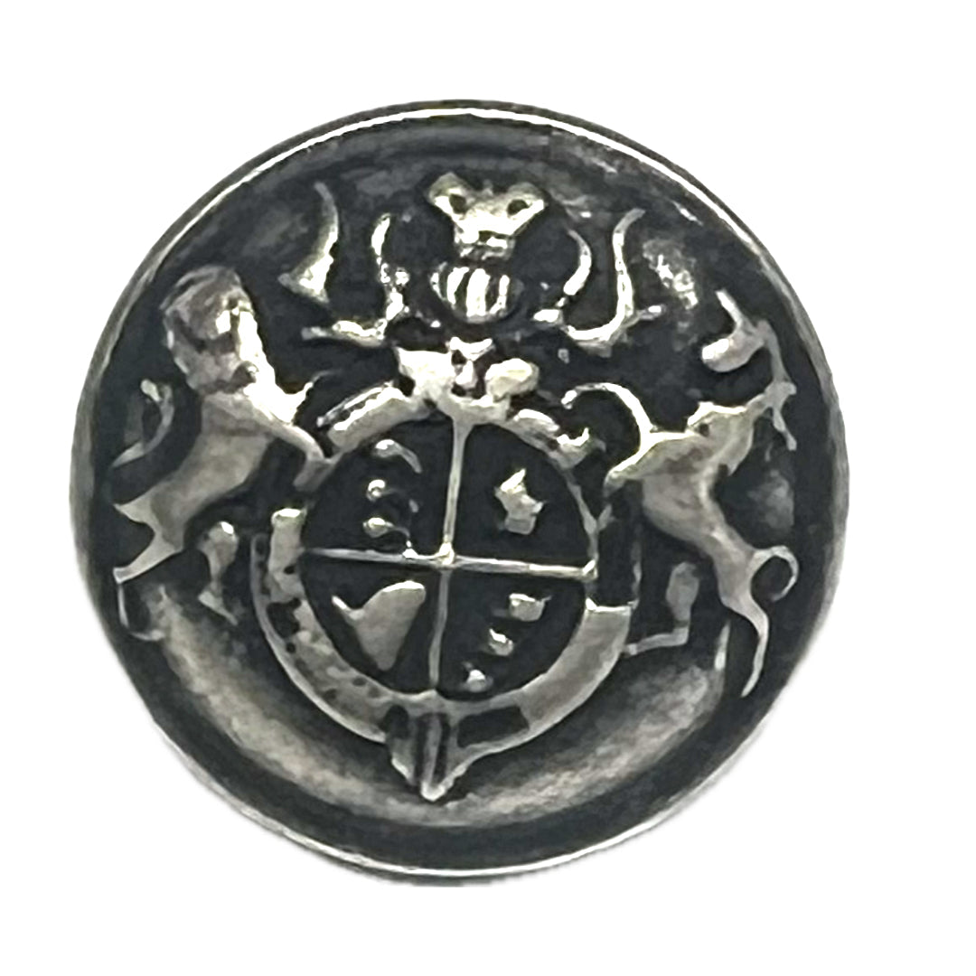 Antique Silver Lion-15mm