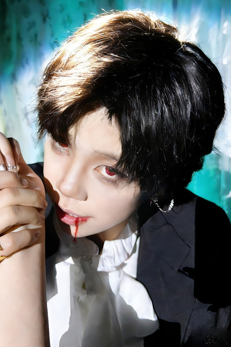 Black Korean Daily Cool Fluffy Short Lolita Wig