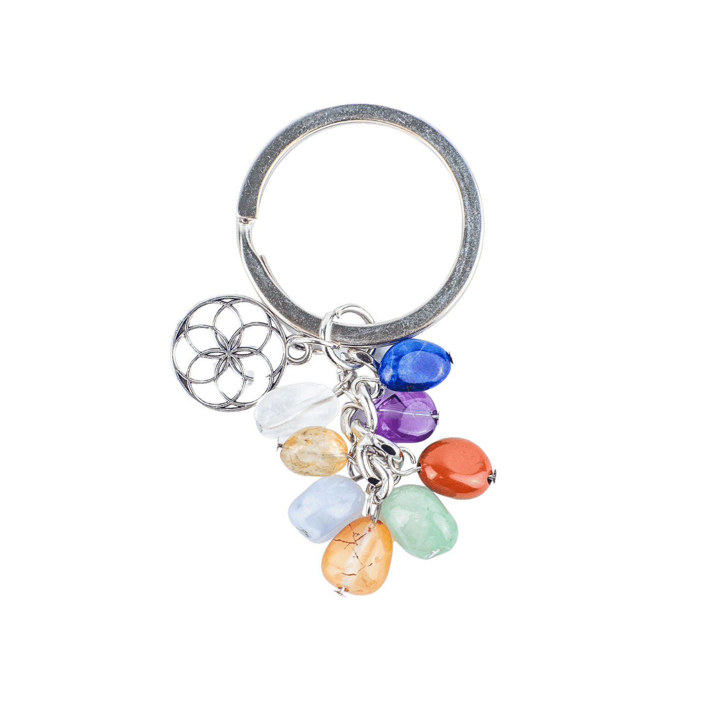 FREE Chakra Flower of Life Keychain (Free Gift)
