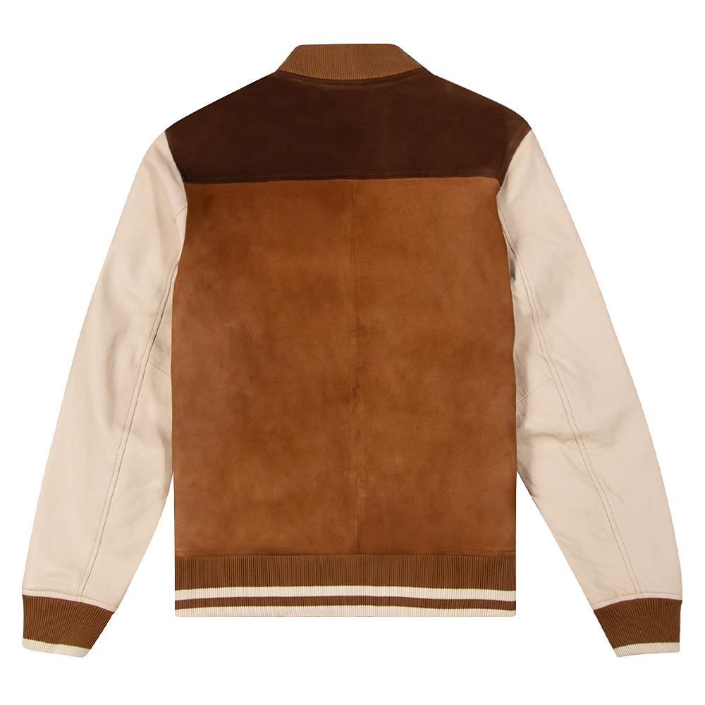 Colour-Block Bomber Jacket
