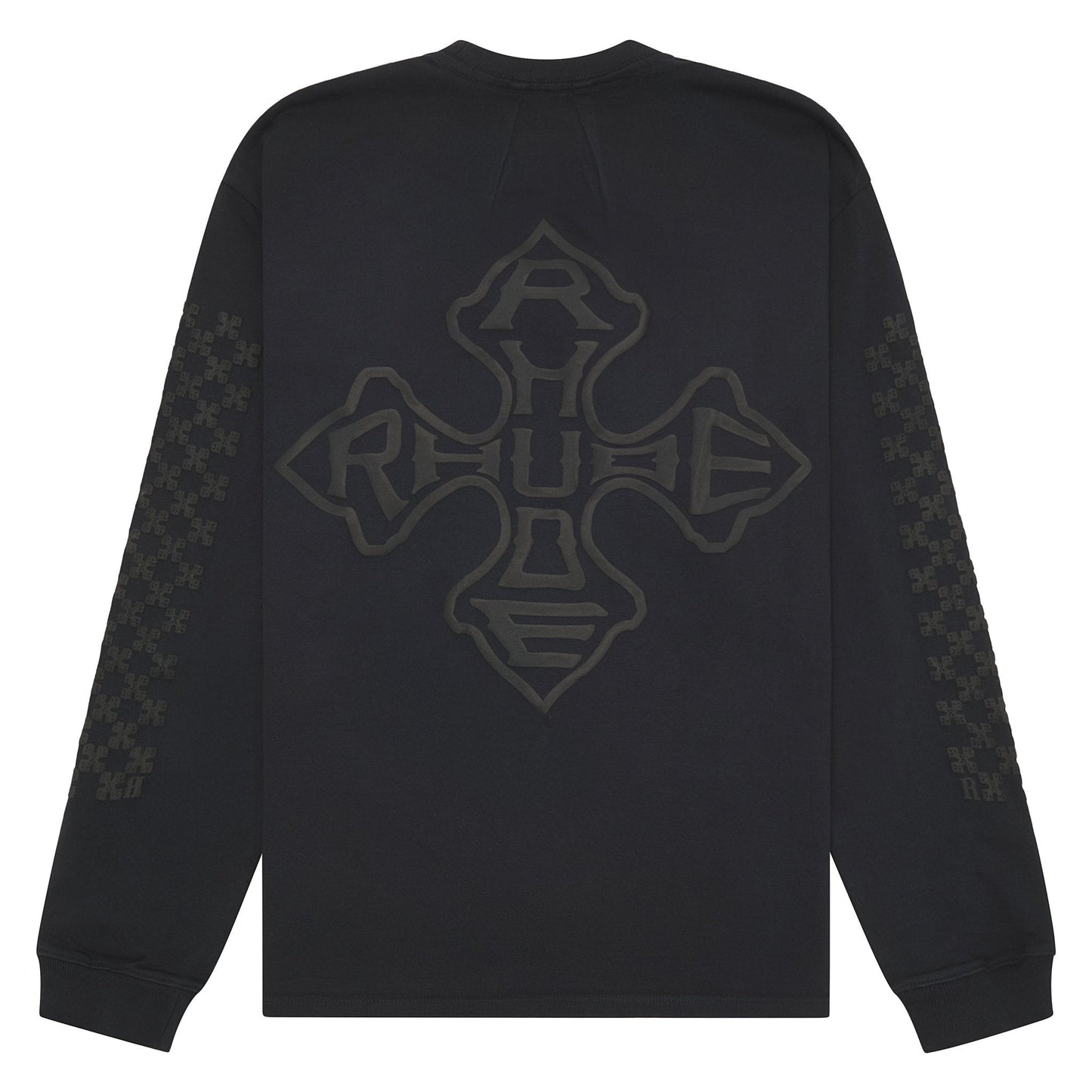 Cross L/S Tee | Black/Black