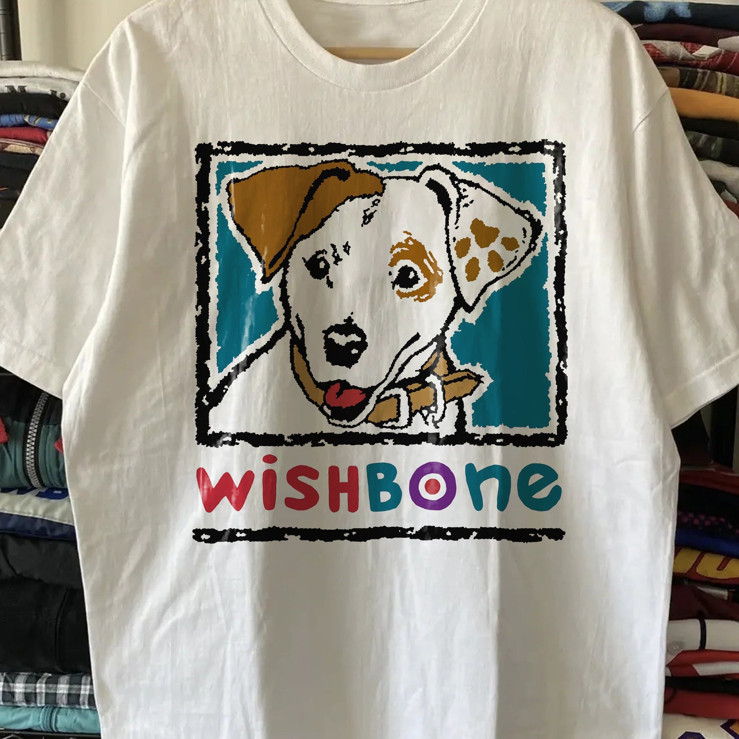 Wish Bone Washed White Tee