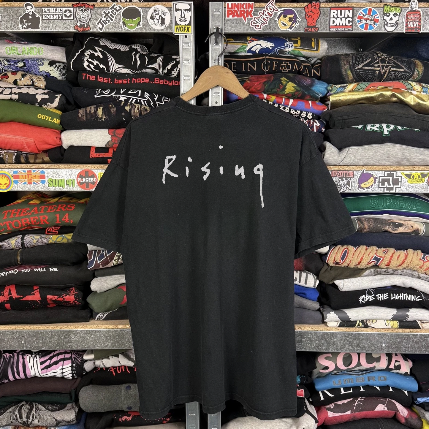 1995 Yoko Ono Ima Washed Black Tee