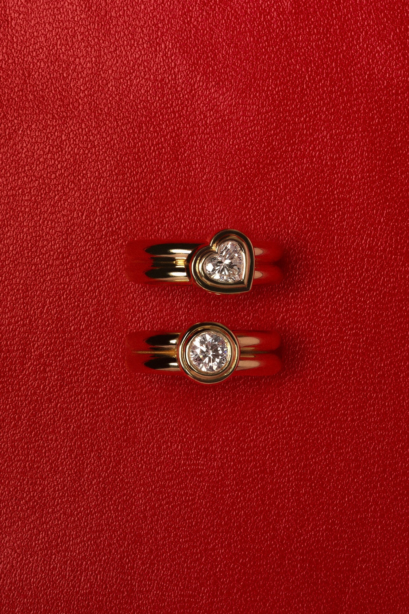 Roma Round Diamond Ring | 18K Yellow Gold