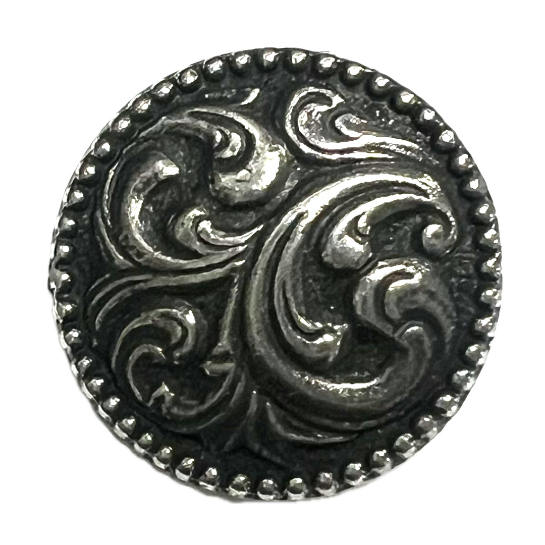 Pewter Swirly-20mm