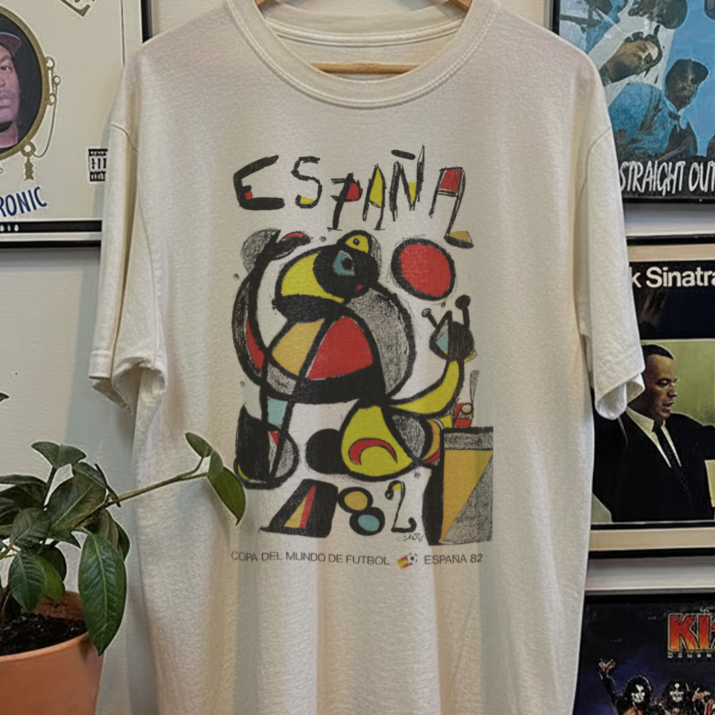82 Spain World Cup España Washed White Tee