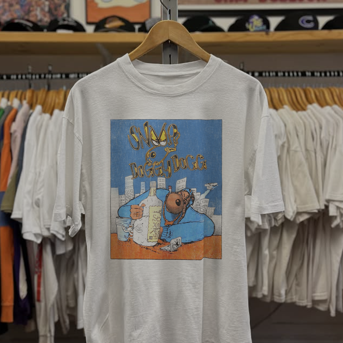 Rare Snoop Dogg Washed White Tee
