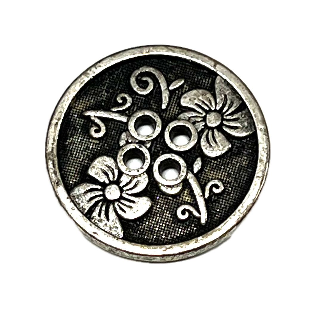 Silver Flowers & Stems