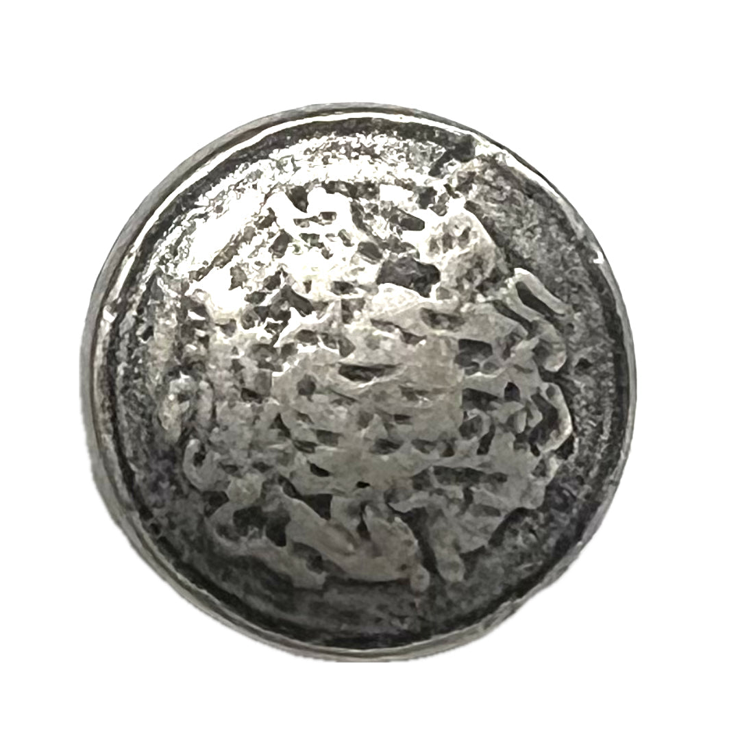 Silver Metal Hammered