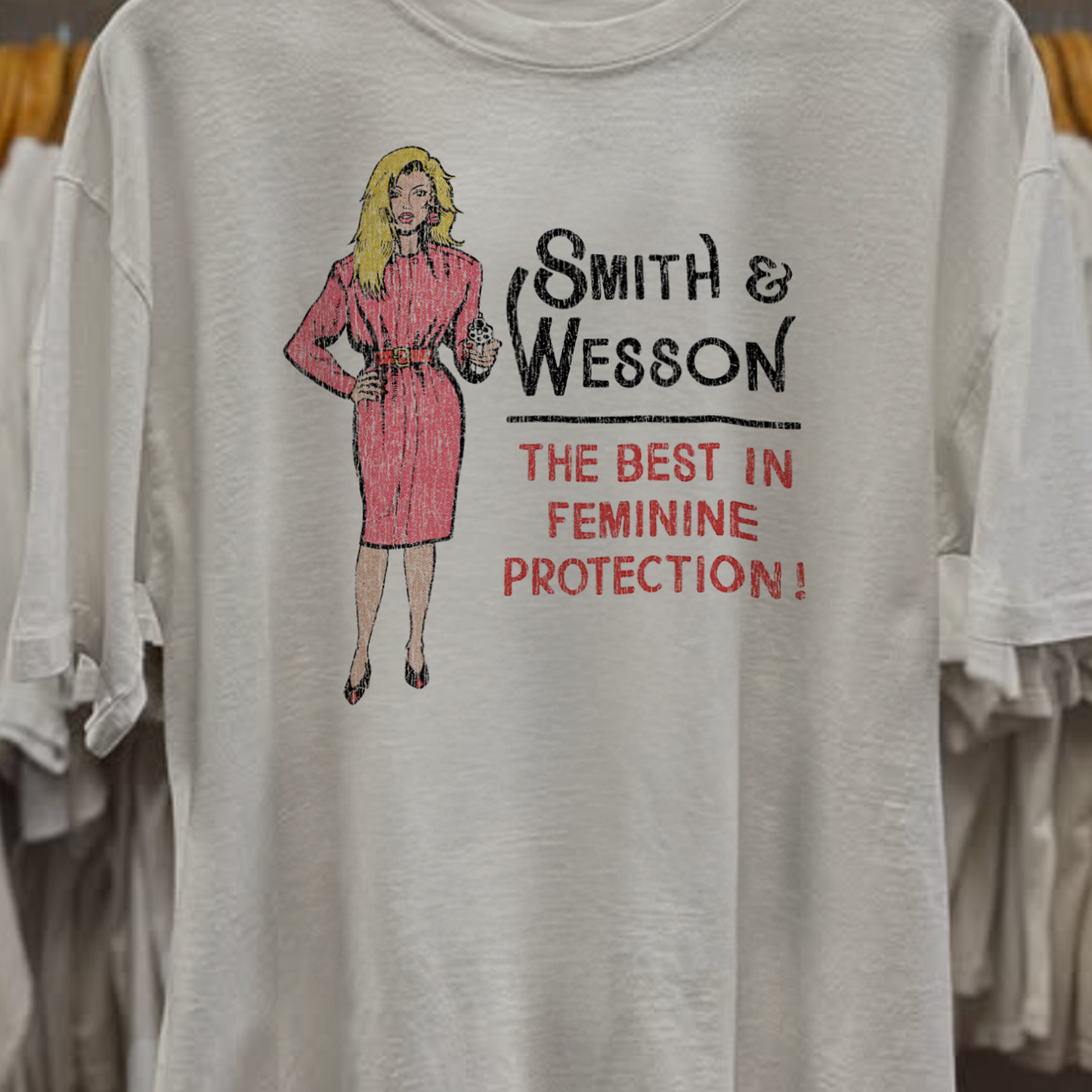 Rare Smith & Wesson Washed White Tee