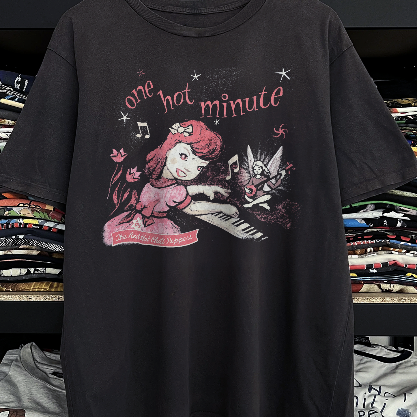 1995 Red Hot Chilli Peppers Washed Black Tee