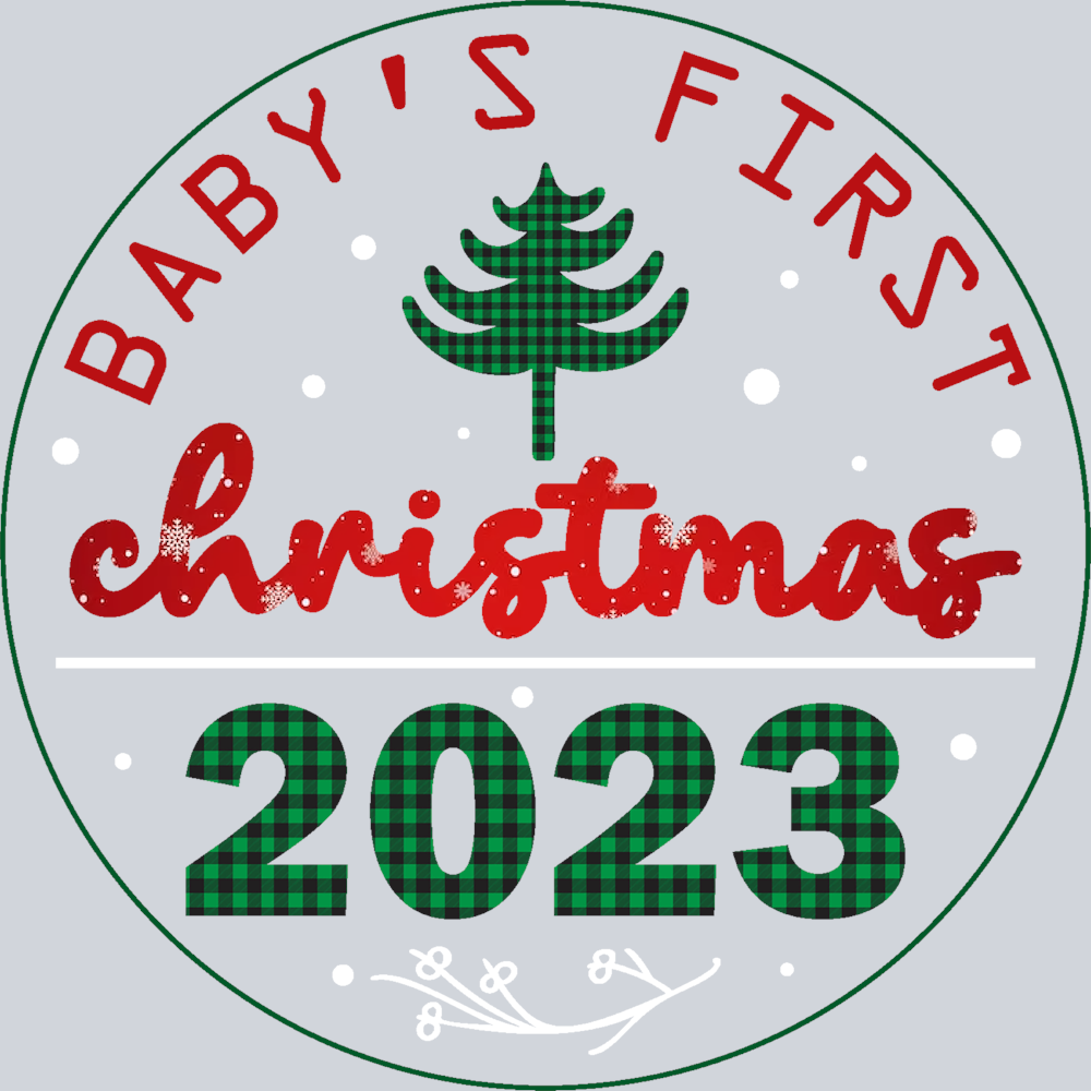 Babys First Christmas - STK00364 (DTF Transfers)