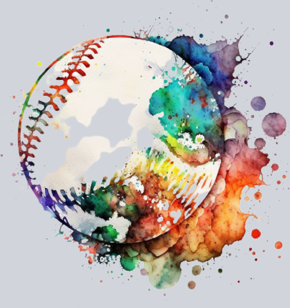 Baseball Paint 1 - STK00420 (DTF Transfers)