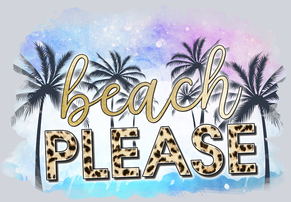 Beach Please - STK00513 (DTF Transfers)