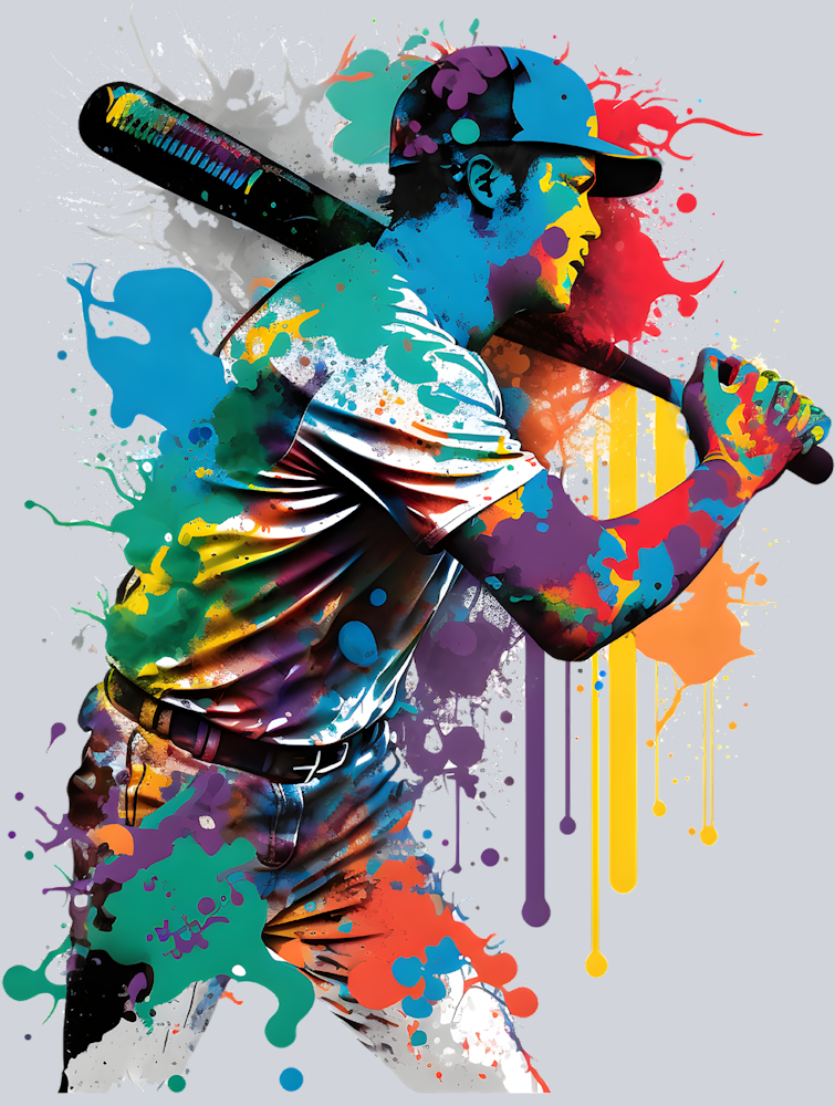Baseball Player 2 - STK00424 (DTF Transfers)