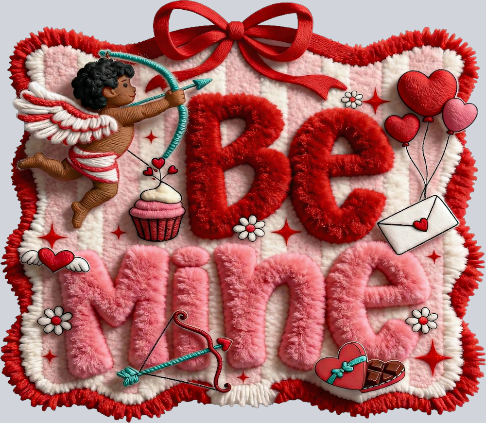 Be Mine Cupid - STK07645 (DTF Transfers)