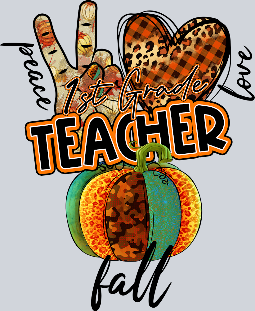1st Grade Teacher - STK07377 (DTF Transfers)