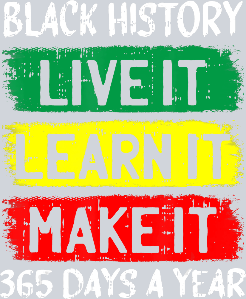 Black History Live It - STK00740 (DTF Transfers)