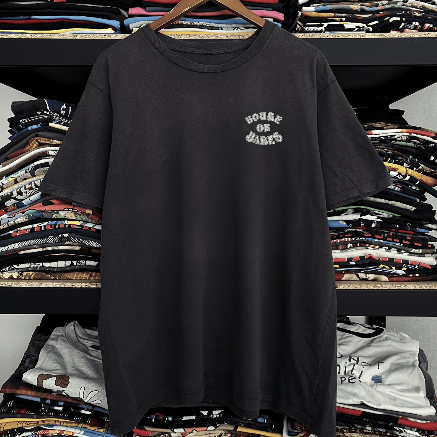 Rare House Of Babes Orlando Washed Black Tee