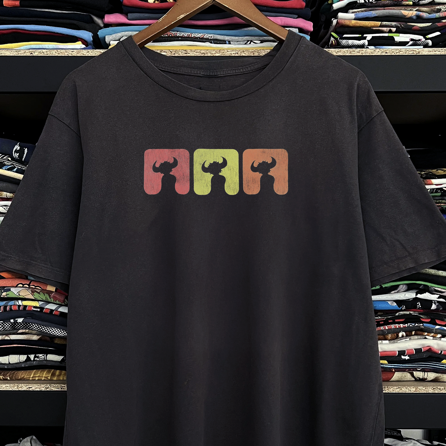 90s Jamiroquai Washed Black Tee