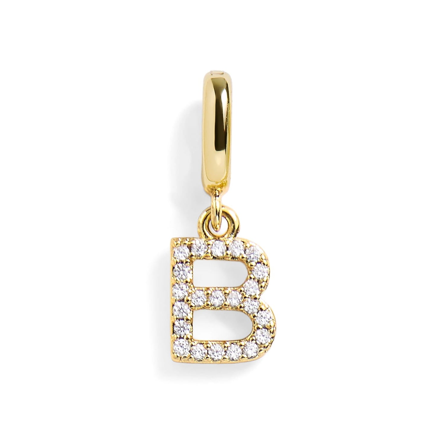Pavé Letter Charm