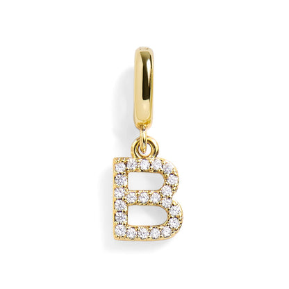 Pavé Letter Charm