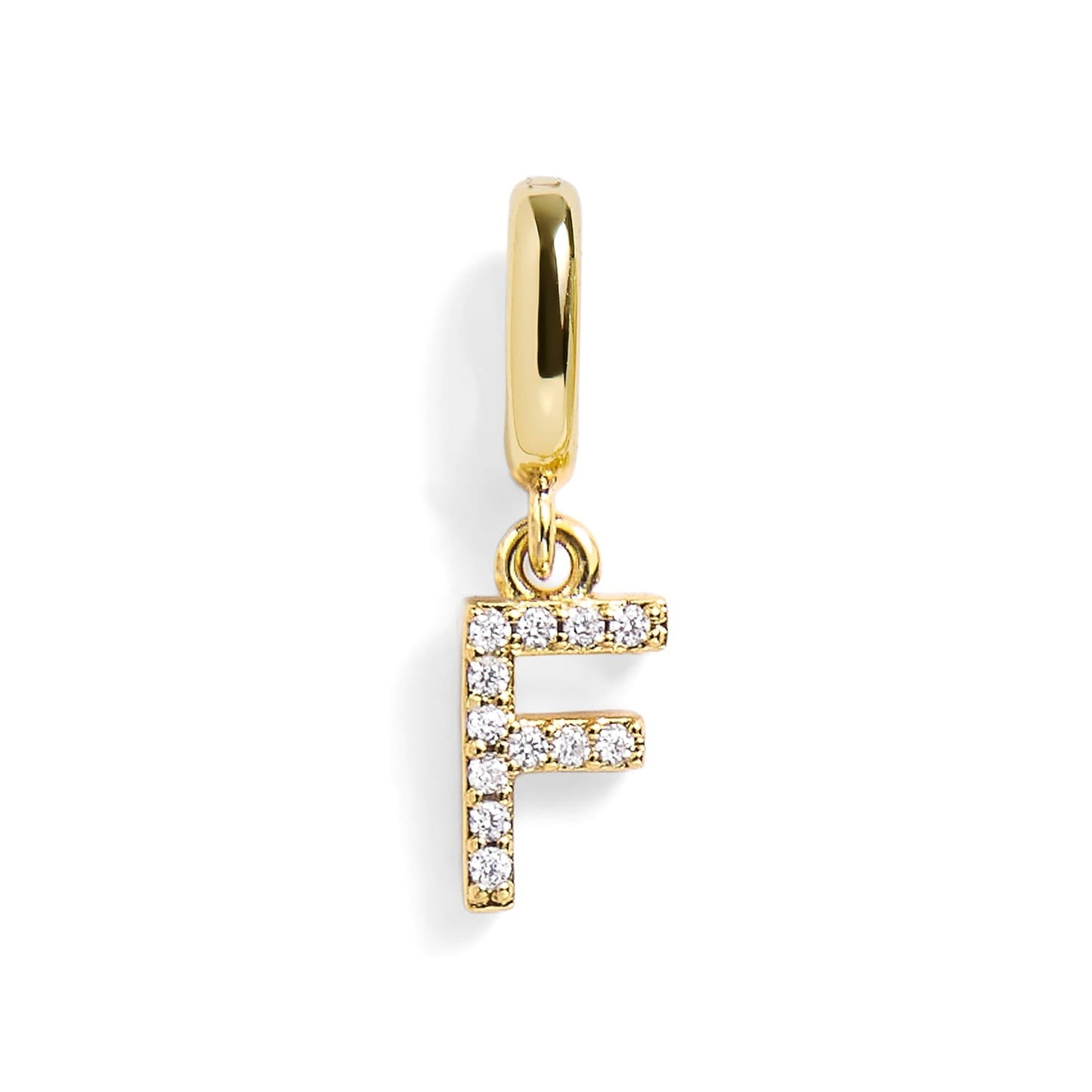 Pavé Letter Charm
