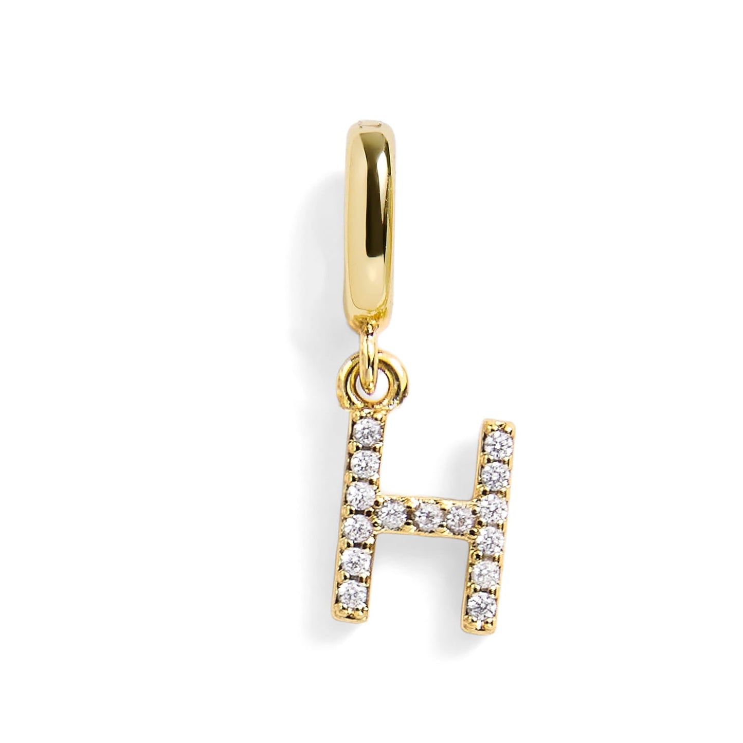 Pavé Letter Charm