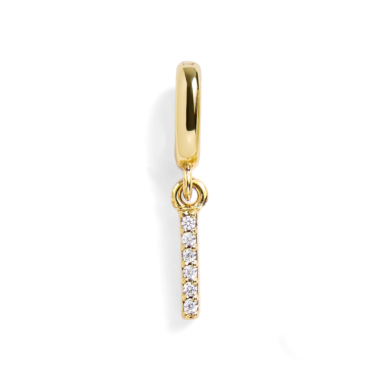 Pavé Letter Charm