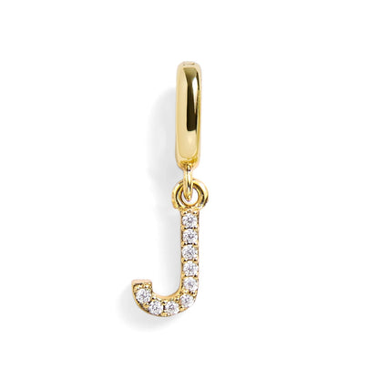 Pavé Letter Charm